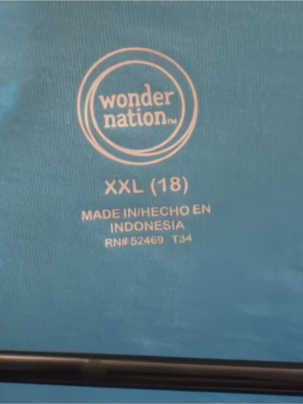 wonder nation Teal Crewneck Top - Picture 4 of 4